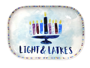 Airdrie Hanukkah Light & Latkes Platter