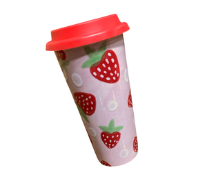 Airdrie Strawberry Travel Mug