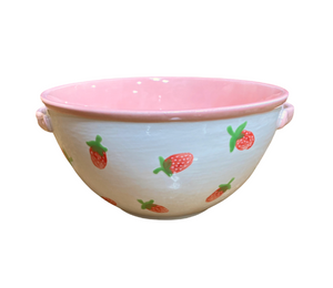 Airdrie Strawberry Print Bowl