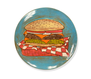 Airdrie Hamburger Plate