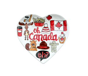 Airdrie Canada Heart Plate