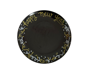Airdrie New Year Confetti Plate