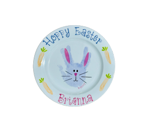 Airdrie Easter Bunny Plate