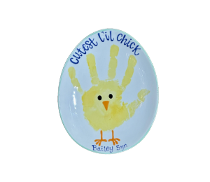 Airdrie Little Chick Egg Plate