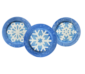 Airdrie Paper Snowflake Plate